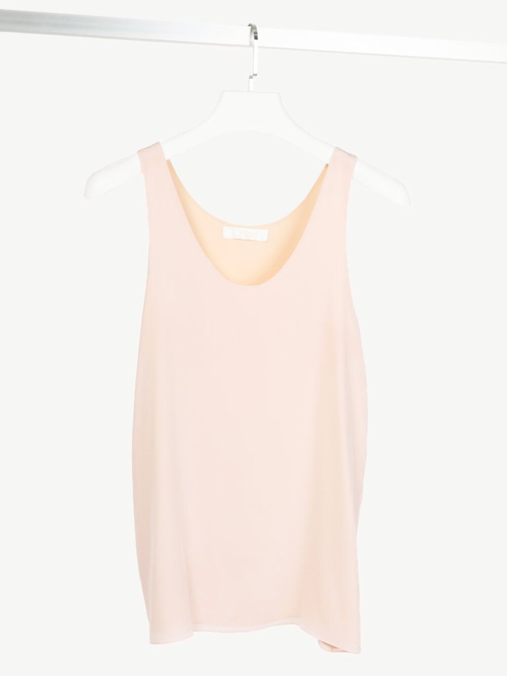 Chloe "Washed Pink" Silk Crepe de Chine Tank